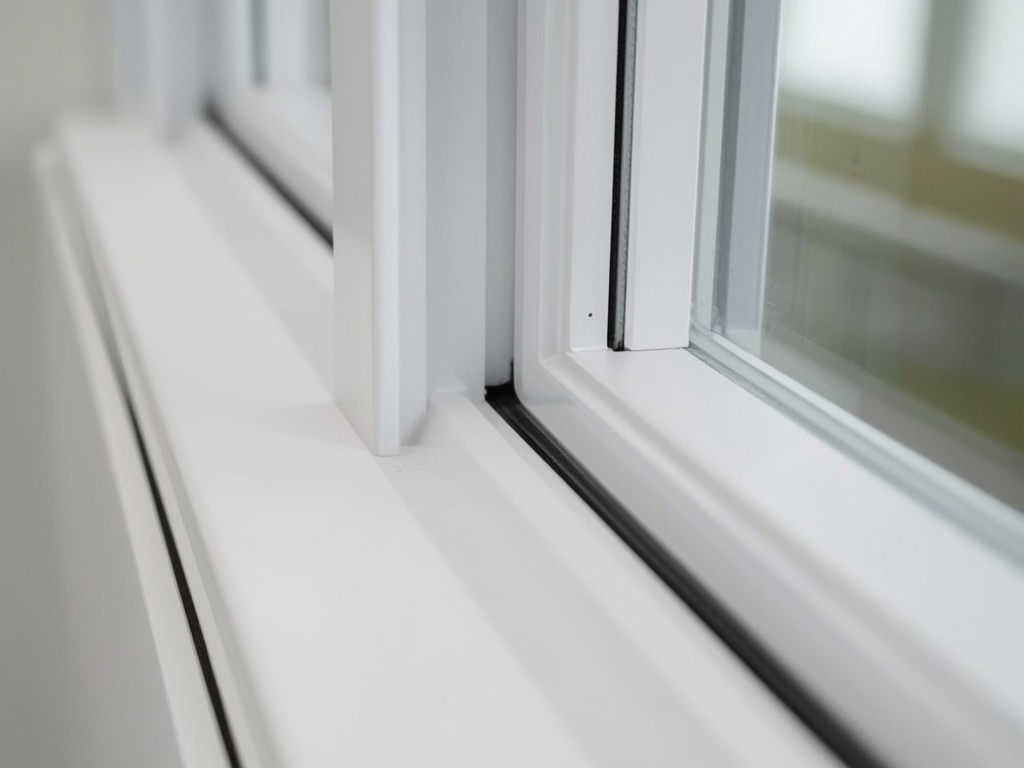 Close-up van wit kunststof kozijn met ventilatierooster in een woning in Lingewaard