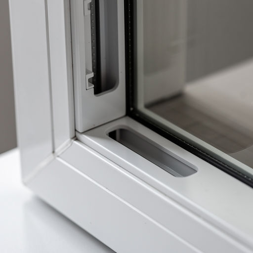 Close-up van wit kunststof kozijn met ventilatierooster in een woonhuis in Doesburg