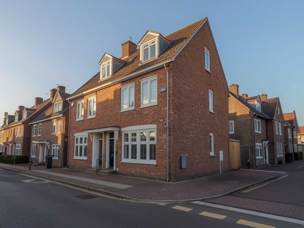 foto van ouderwetse huizen