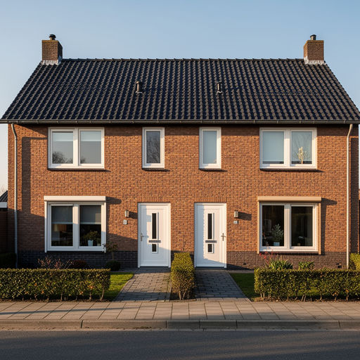foto van ouderwetse huizen