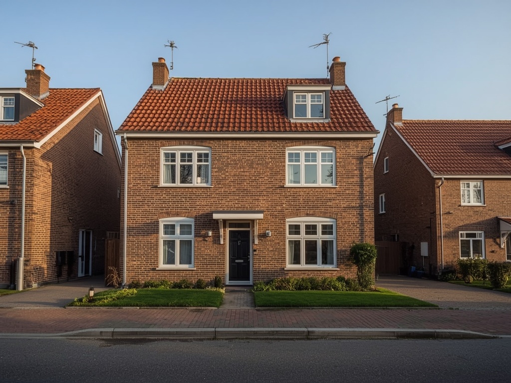 foto van ouderwetse huizen
