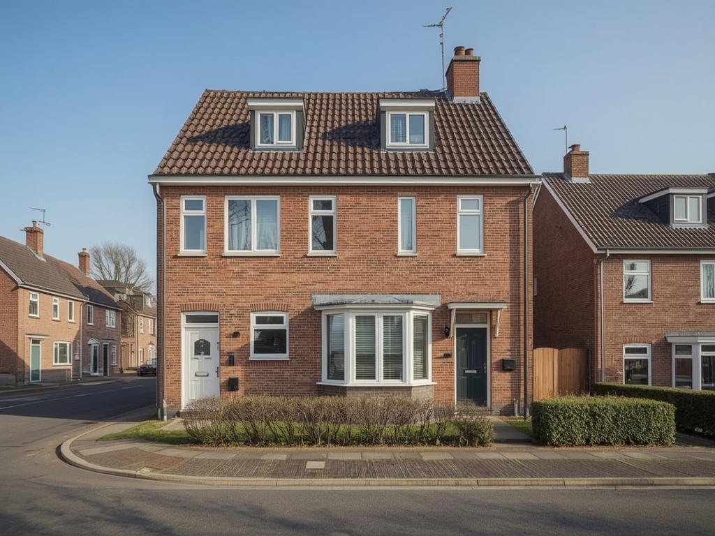 foto van ouderwetse huizen