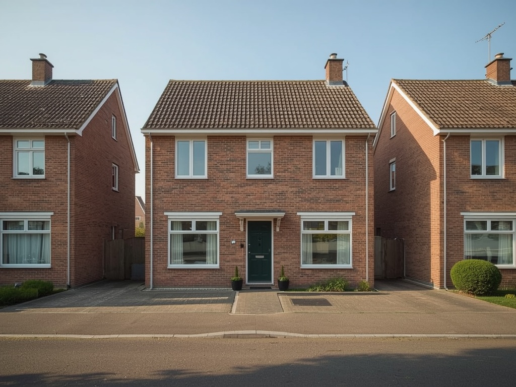 foto van ouderwetse huizen
