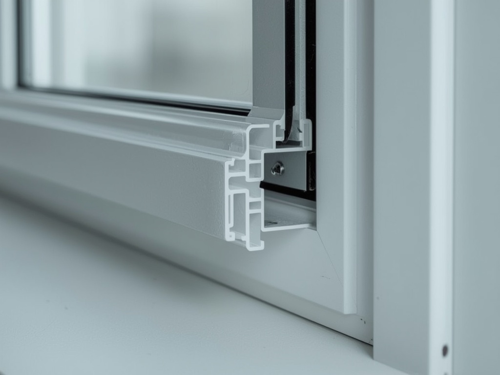 Close-up van wit kunststof kozijn met ventilatierooster in een woning in Didam