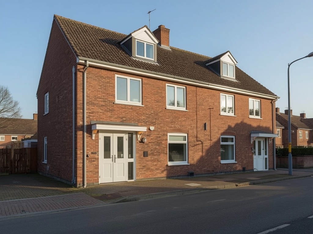 foto van ouderwetse huizen