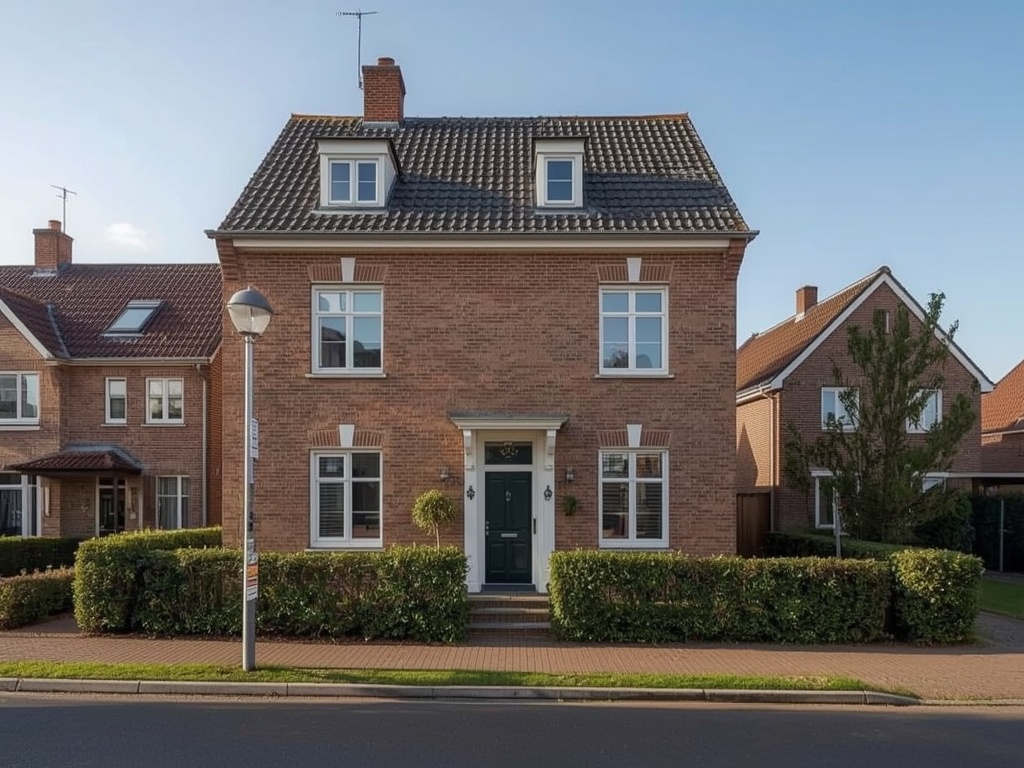 foto van ouderwetse huizen