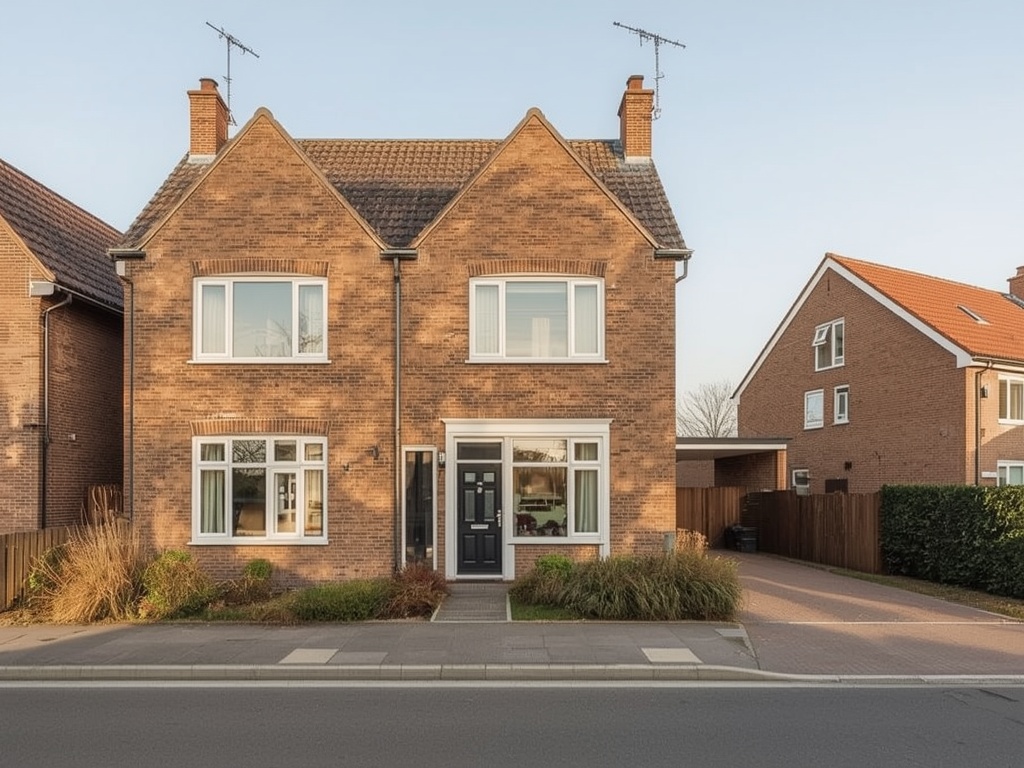 Vrijstaande woning in Bemmel met nieuwe antraciet kunststof kozijnen te midden van het groen