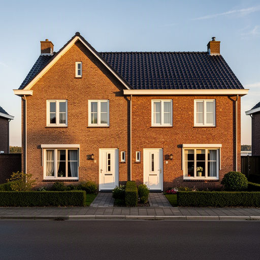 Vrijstaande woning in Lobith met nieuwe witte kunststof kozijnen nabij de Rijn