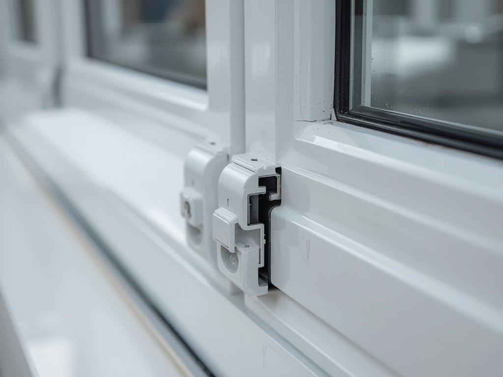 Close-up van wit kunststof kozijn met ventilatierooster in Rheden