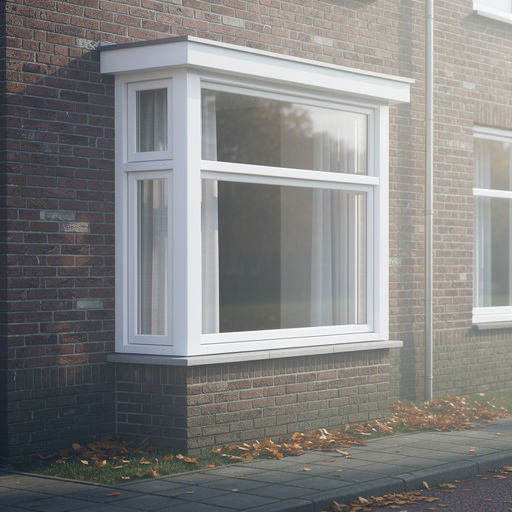 Antraciet kunststof kozijnen aan een gerenoveerde woning