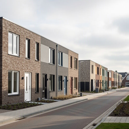 Monteur plaatst kunststof kozijnen bij een woning in Duiven